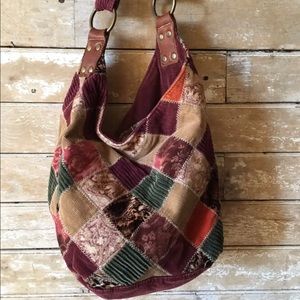 Lucky Brand Patchwork Purse Fall Colors